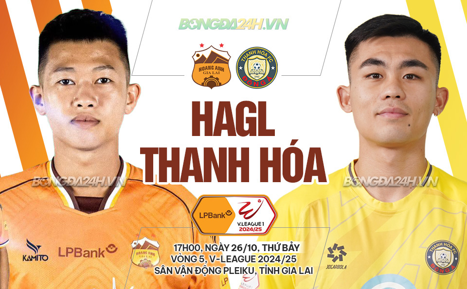 HAGL và Thanh Hóa tranh ngôi đầu trong trận so tài đỉnh cao